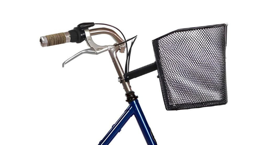 Panier de vélo avant fixe en métal (fixation potence)