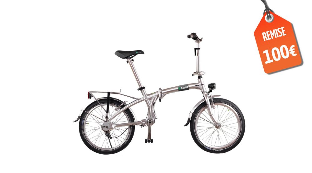 Remise immédiate de 100€ sur le vélo pliant électrique Compact High