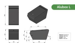 Specs et dimensions de la caisse AluBox