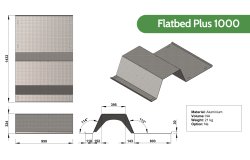 Dimensions de l'aménagement Flatbed Plus