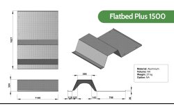 Dimensions de l'aménagement Flatbed Plus