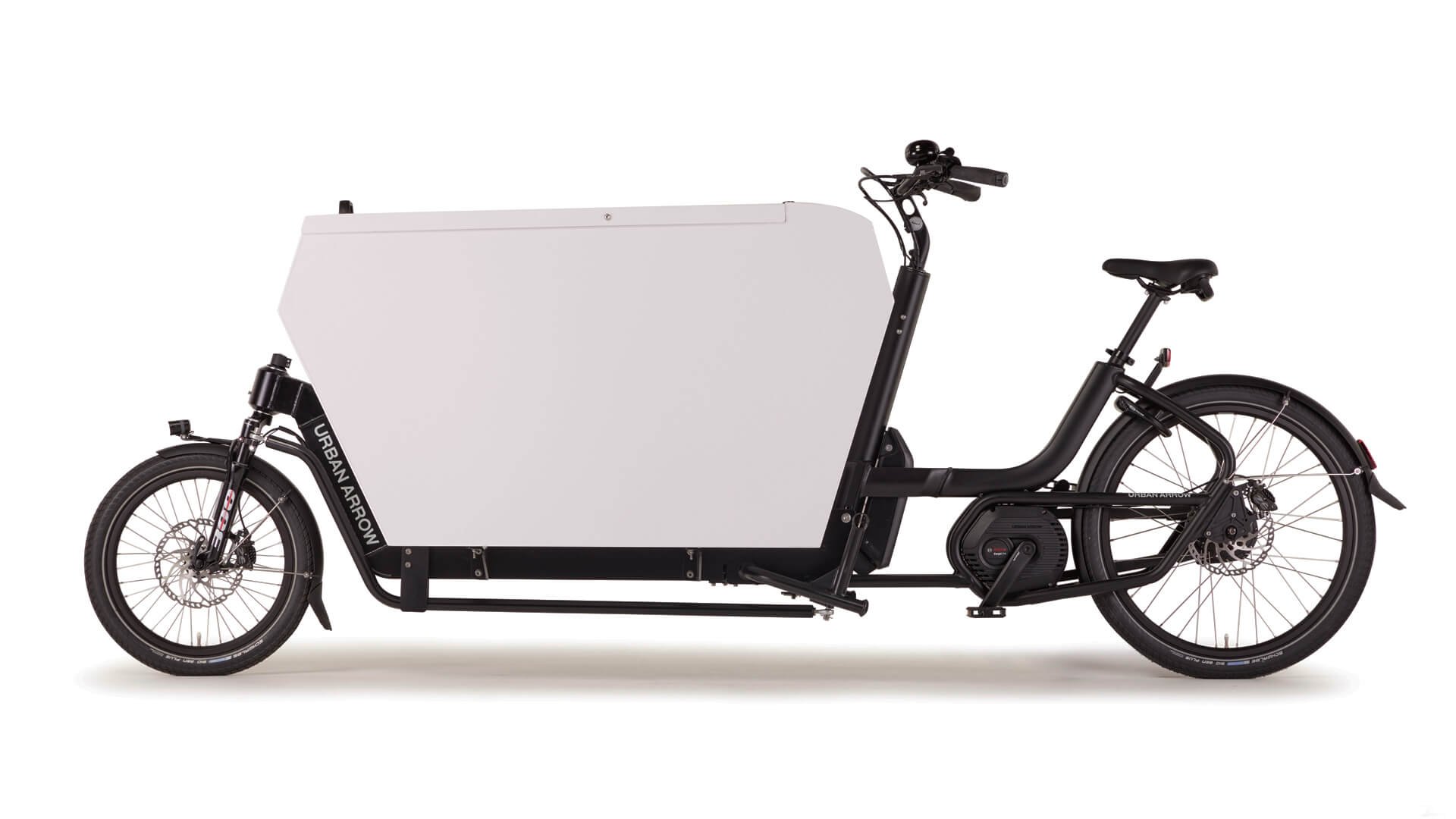 Biporteur électrique Urban Arrow Cargo XL Alubox blanc