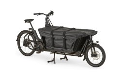 Le Duffle Bag installé sur un Urban Arrow Cargo avec Toploader 