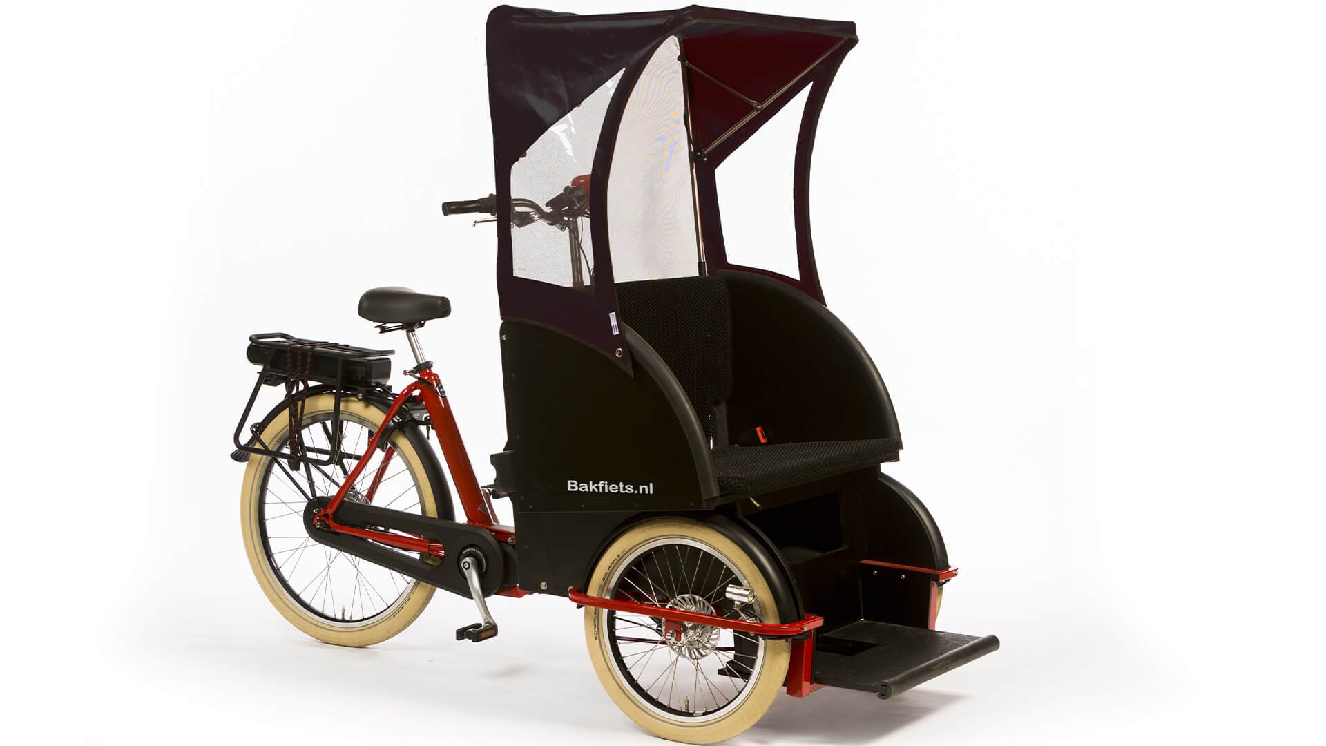 Protection soleil pour rickshaw (noire)