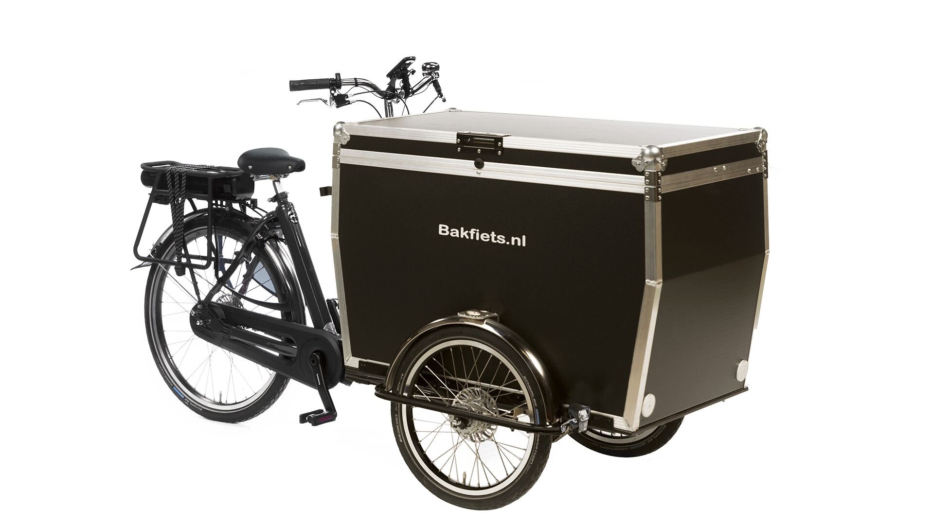 Triporteur Bakfiets Confort STEPS dans sa configuration de base