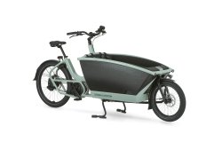 Biporteur électrique Family avec cadre vert sauge