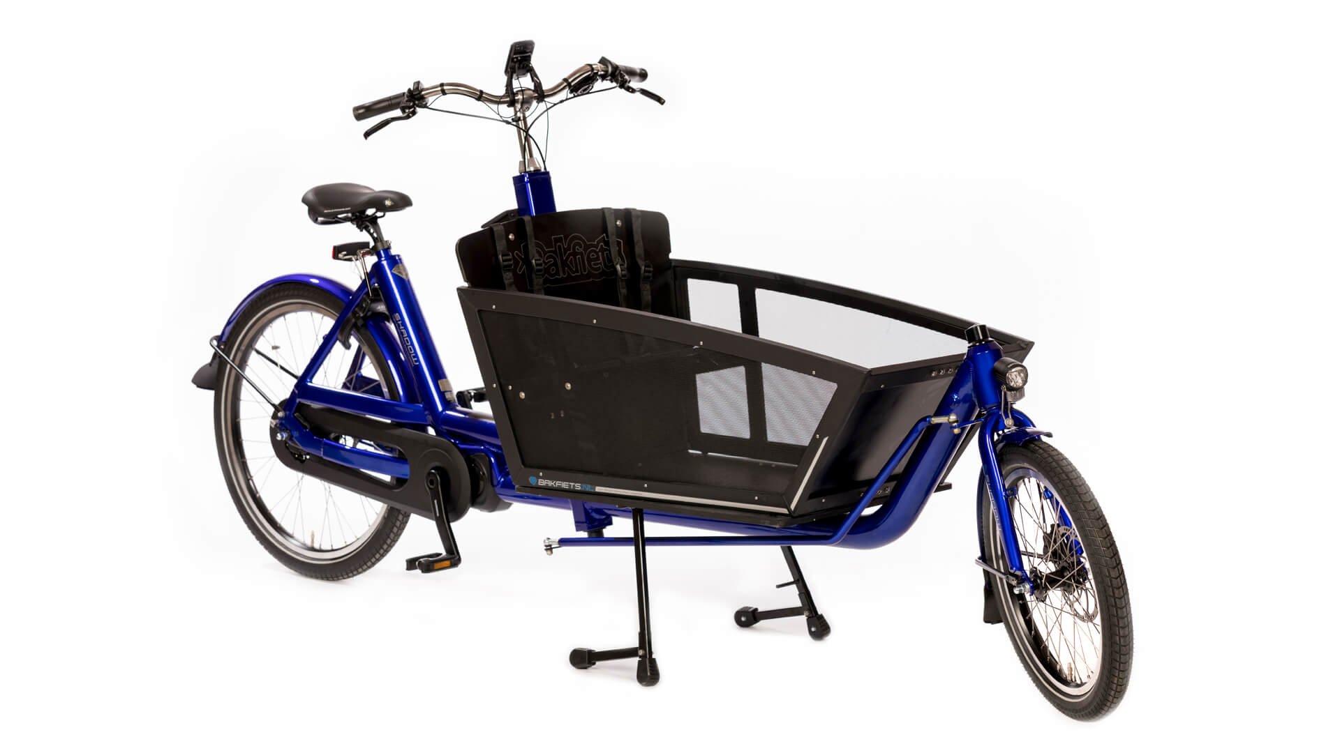 Biporteur électrique Shadow avec cadre aluminium bleu nuit