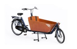 Biporteur Bakfiets Classic avec cadre bleu