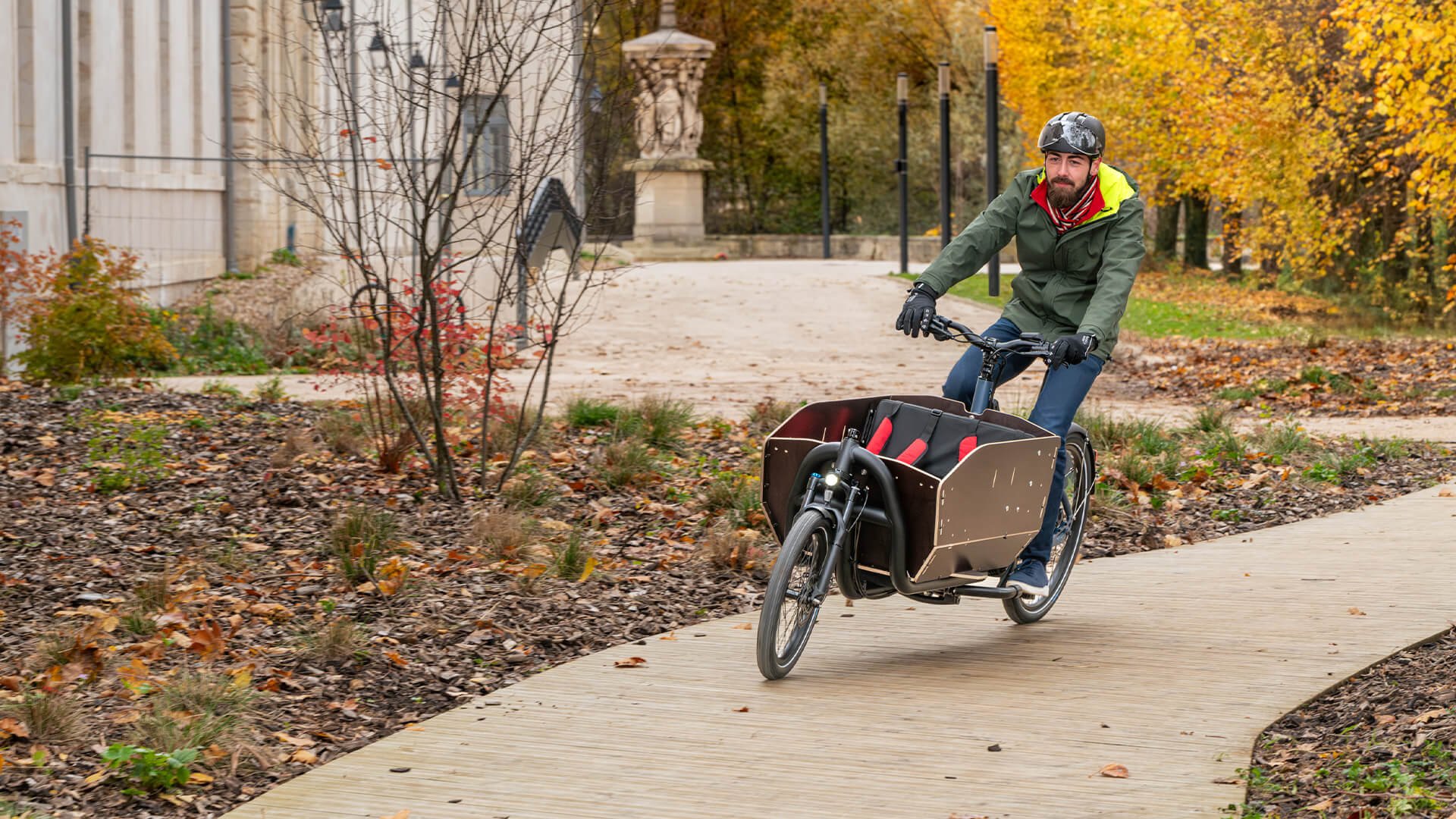 Le biporteur CARGO Sunn by Douze dans sa configuration de base 