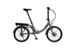 Vélo pliant électrique Compact Low avec cadre argent