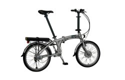 Vue de derrière du Compact High électrique argent