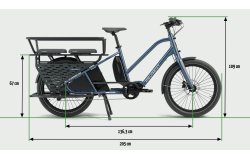 Les dimensions du Peugeot e-Longtail 