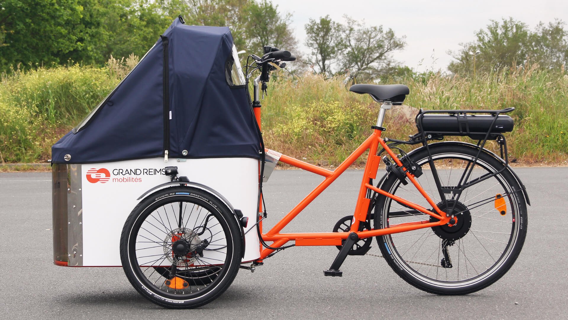Un CARGO Family électrique aux couleurs de la Communauté urbaine du Grand Reims