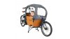 Biporteur Babboe City avec option tente de pluie et porte-bagage