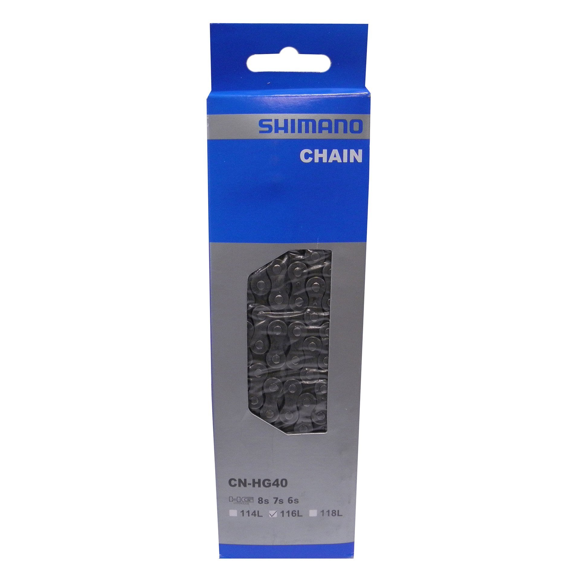 Chaine 6,7 ou 8 vitesses Shimano HG40 avec attache rapide