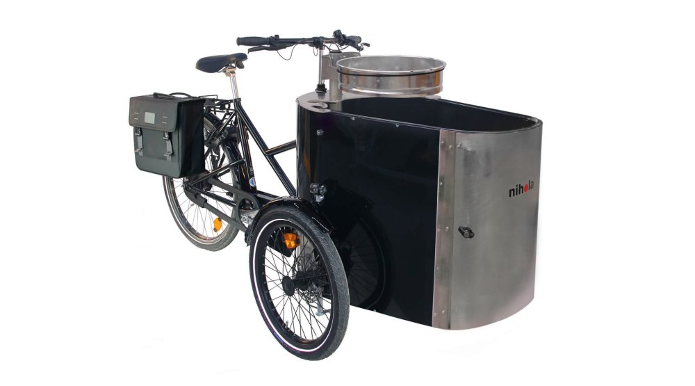 Triporteur électrique NIHOLA CARGO XL Propreté Shimano E-Bike Systems