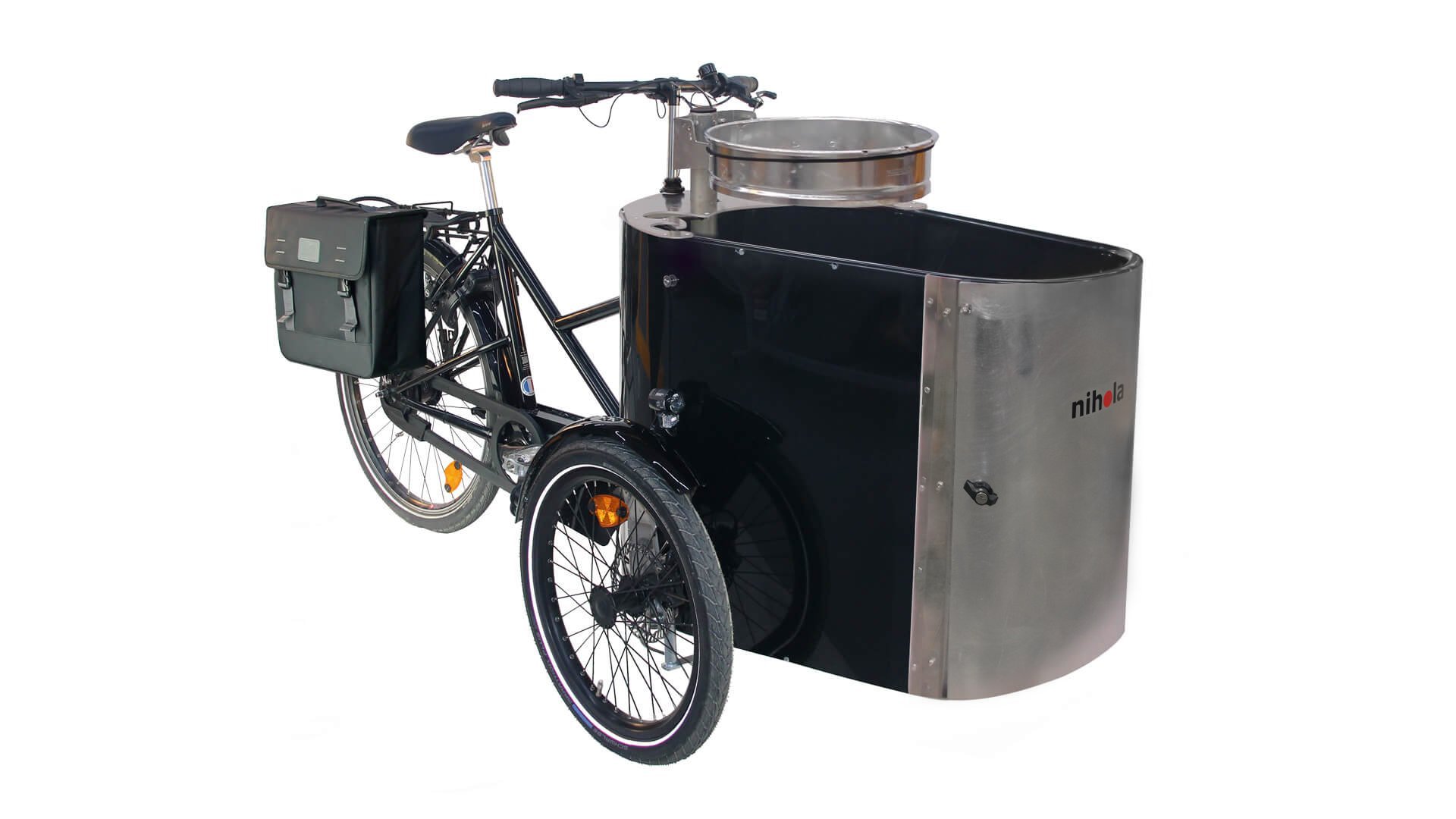 Triporteur électrique NIHOLA CARGO XL Propreté Shimano E-Bike Systems