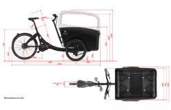 Conçu pour maximiser la capacité tout en restant compact et adapté aux pistes cyclables