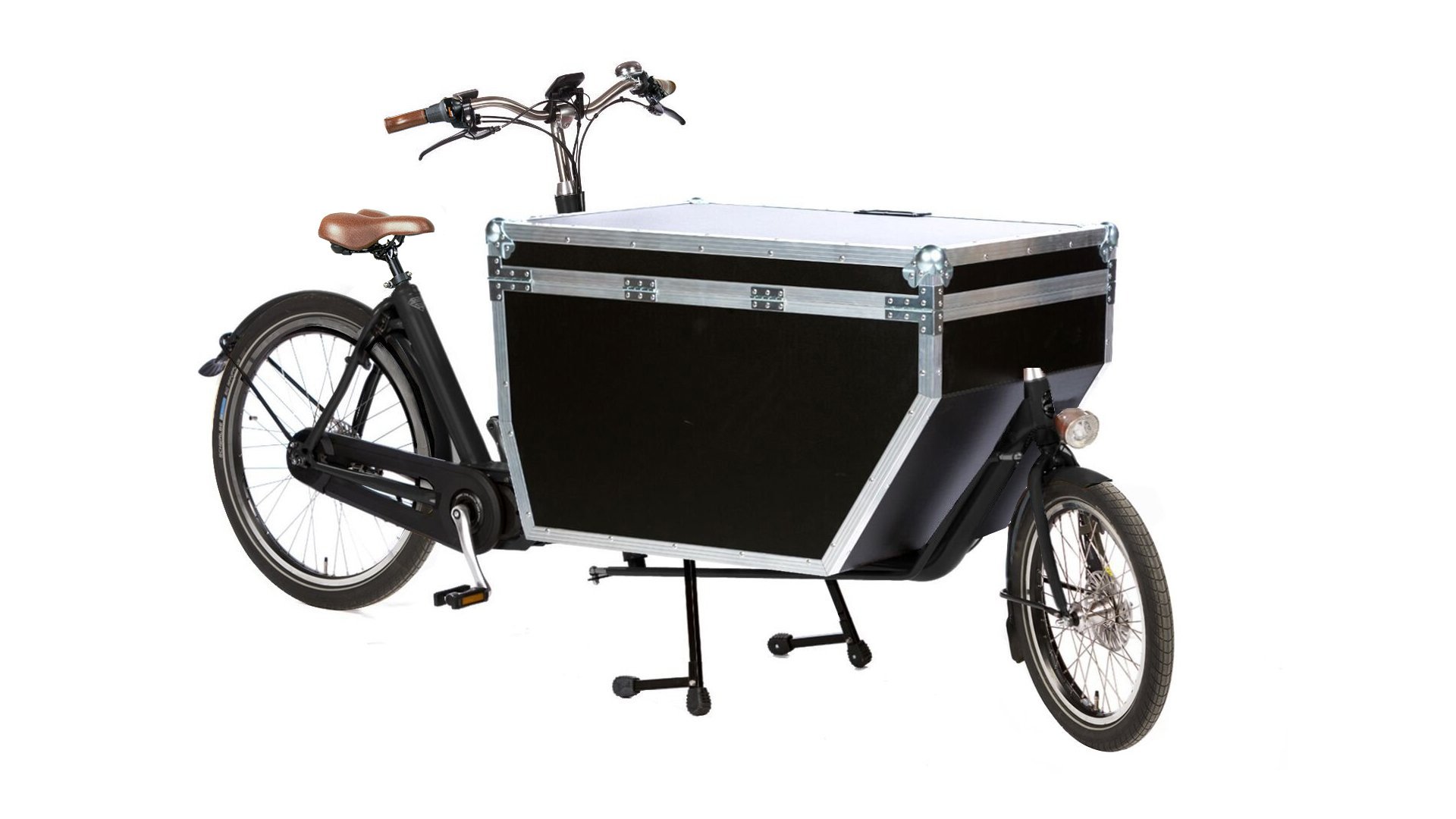 Biporteur Bakfiets STEPS avec Flightcase