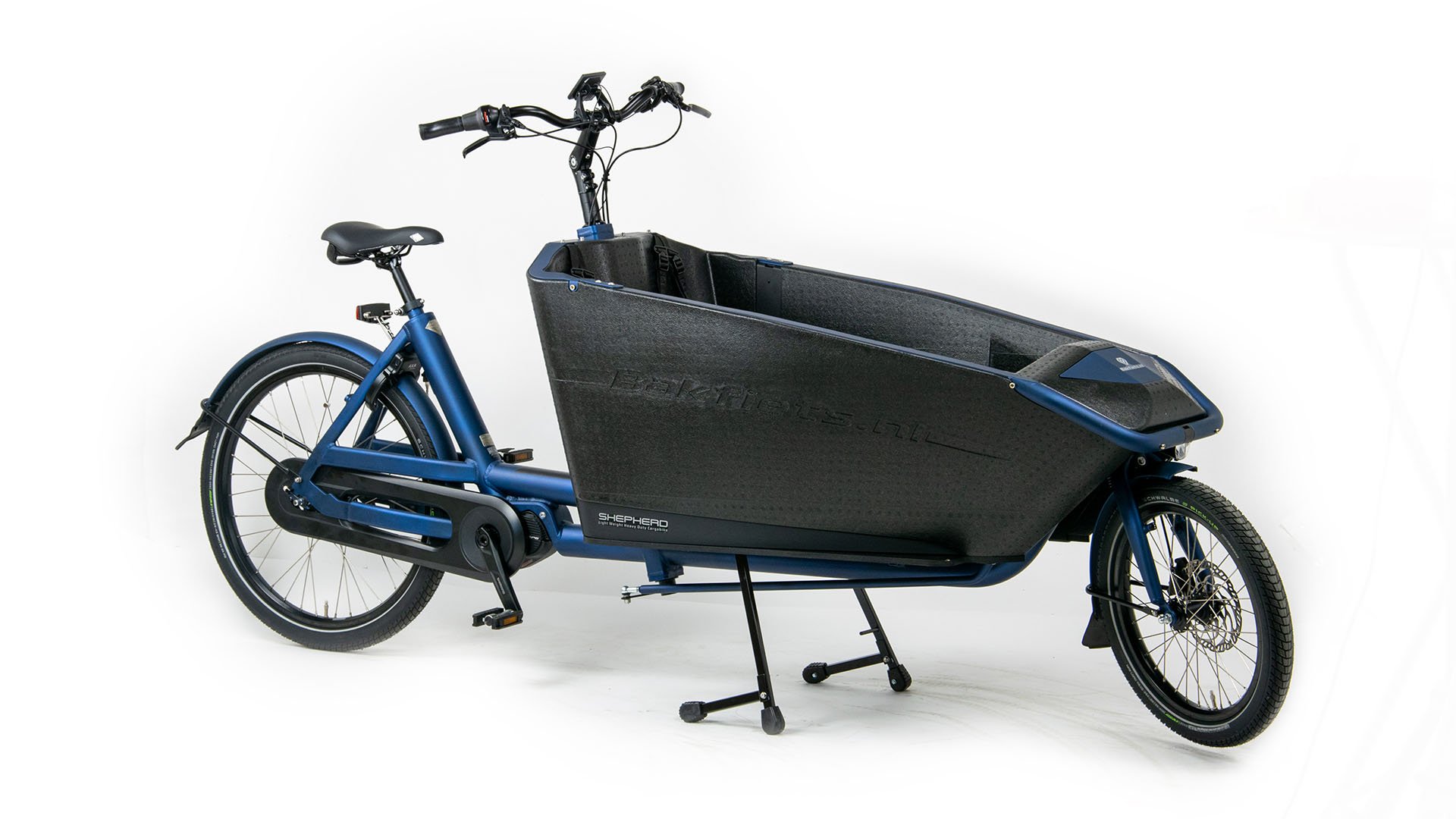 Le biporteur électrique Sheperd avec moteur pédalier Shimano STEPS