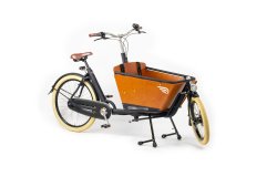 Biporteur Bakfiets court confort couleur noir mat
