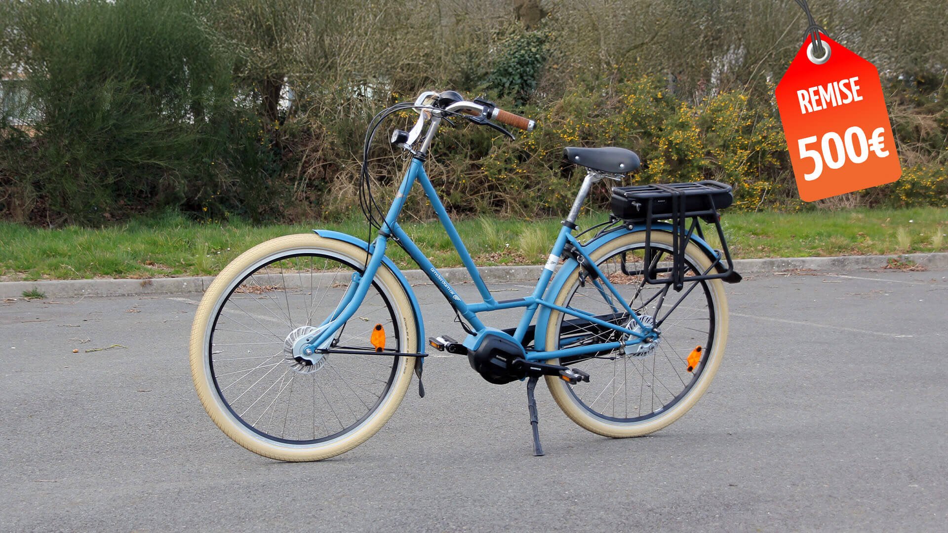 Vélo électrique City Zen Steps personnalisé avec moteur pédalier Shimano E-Bike Systems (Modèle de démonstration)
