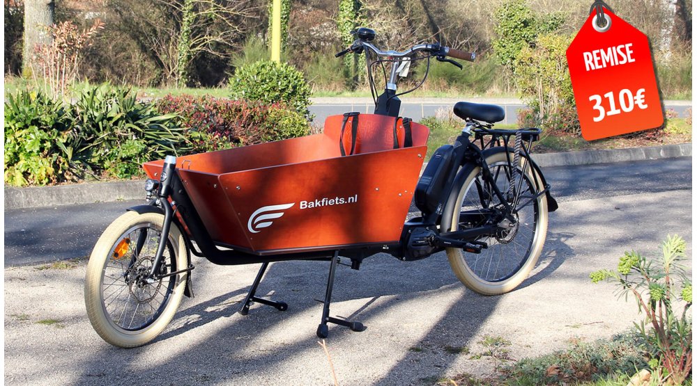 Biporteur Bakfiets Confort - Personnalisé, disponible dès à présent ! 