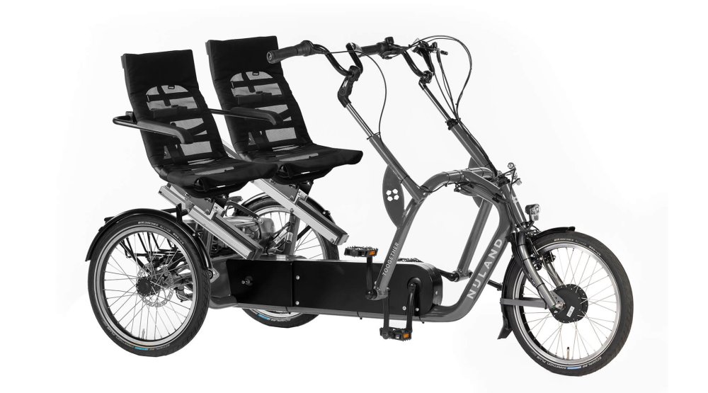 Tandem tricycle - Couleur de cadre Gris Titan