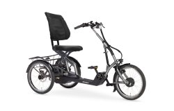 un siège avec dossier remplace la selle pour un confort optimal ! 