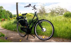 Grandes roues taille 28 pouces équipes de pneus anti-crevaison Schwalbe Marathon plus 