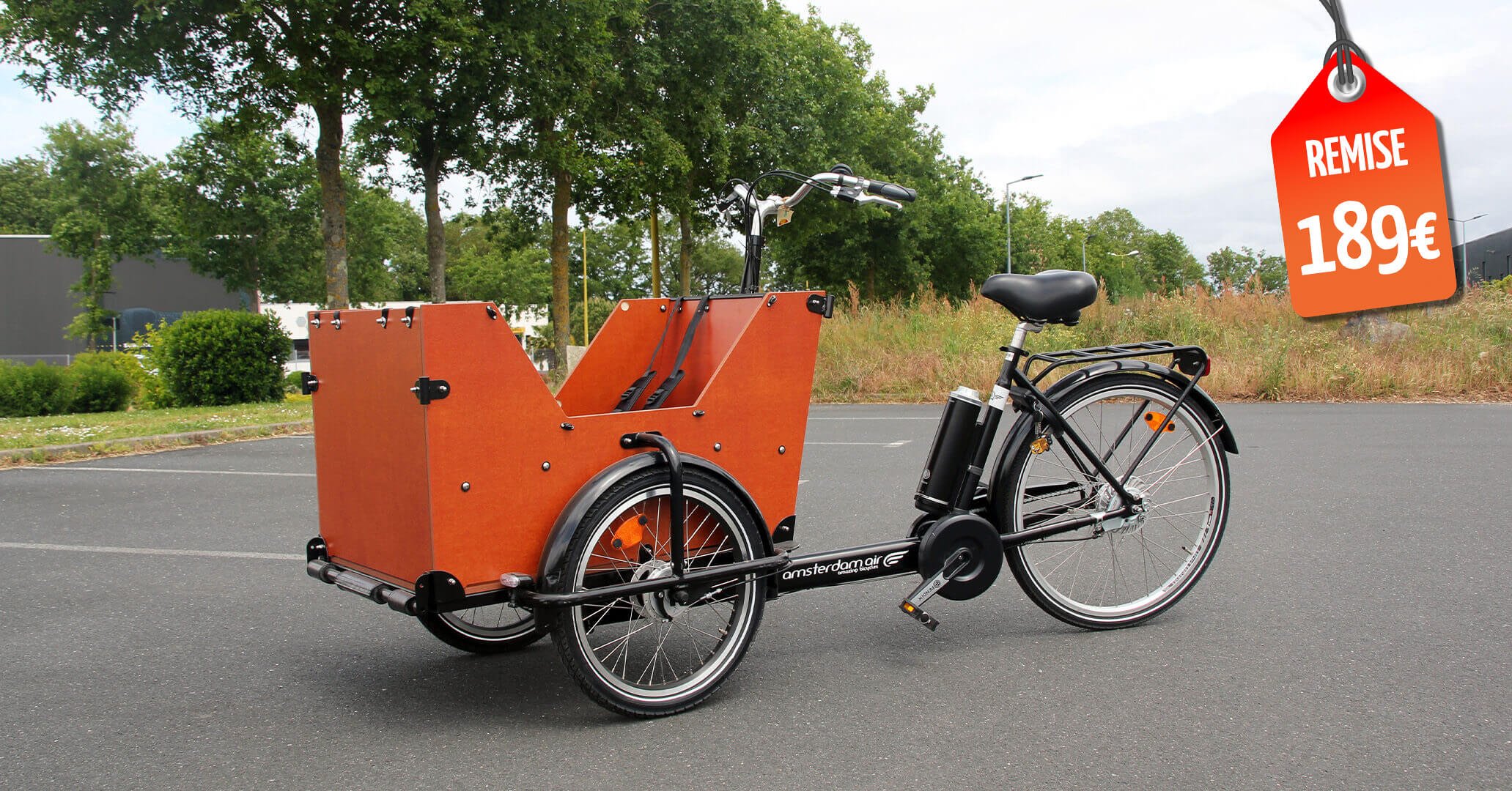 Triporteur électrique Smiley eDrive300 (Modèle de démonstration)