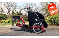 Rickshaw Personnalisé - Cadre Rouge