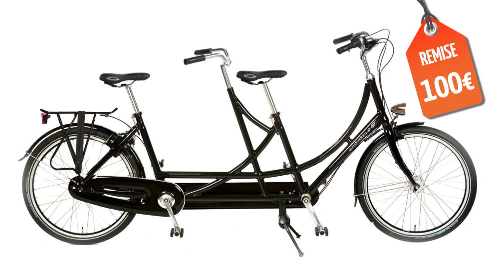 Remise immédiate de 100€ sur ce modèle de tandem Remise immédiate de 100€ sur ce modèle de tandem