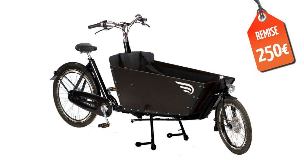 Biporteur Amsterdam Air dans sa configuration de base Remise immédiate de 250€ sur ce modèle