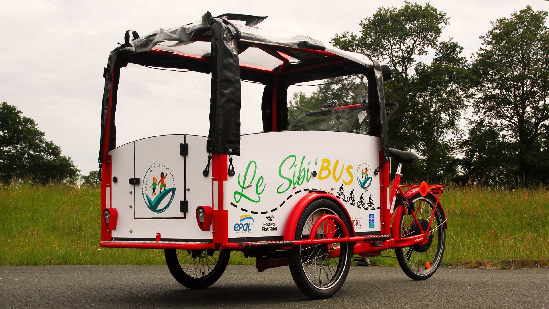 Le vélobus de la mairie de Sibiril en Bretagne 