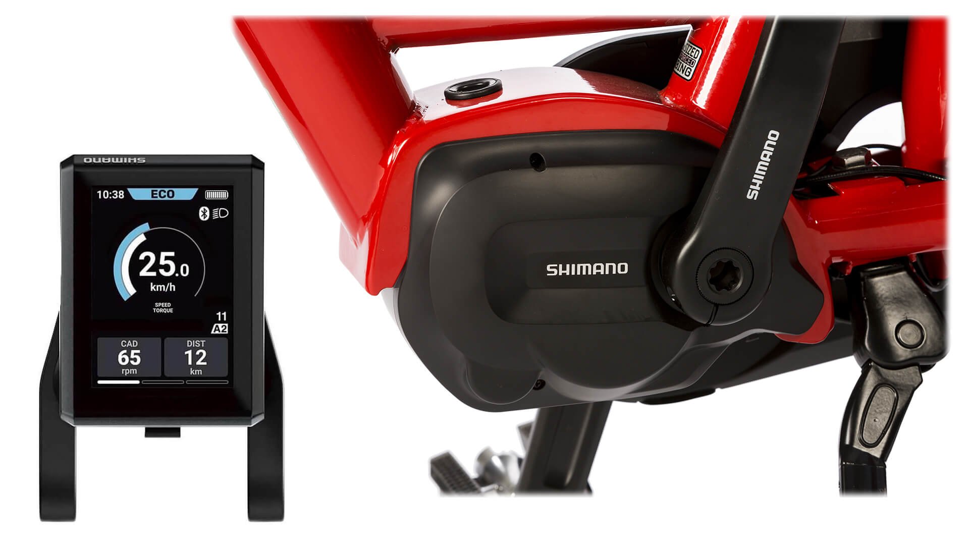 Assistance Shimano DU-5000 avec console centrale