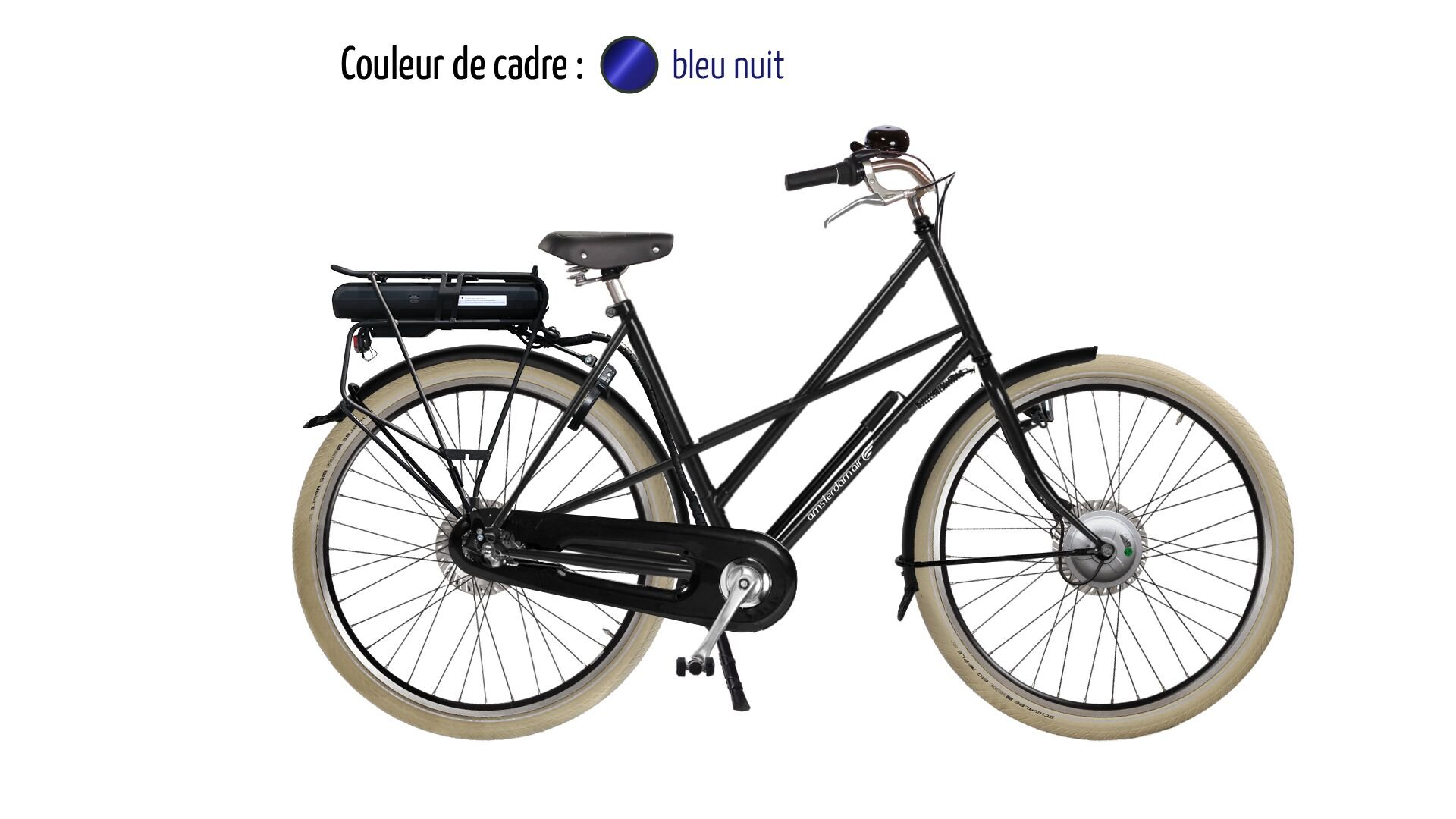 Vélo personnalisé : Cross Low Premium batterie à l'arrière