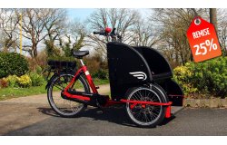 Rickshaw Personnalisé - Cadre Rouge