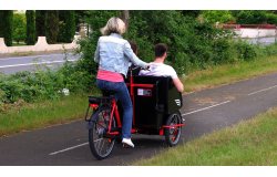 Rickshaw Personnalisé - Cadre Rouge