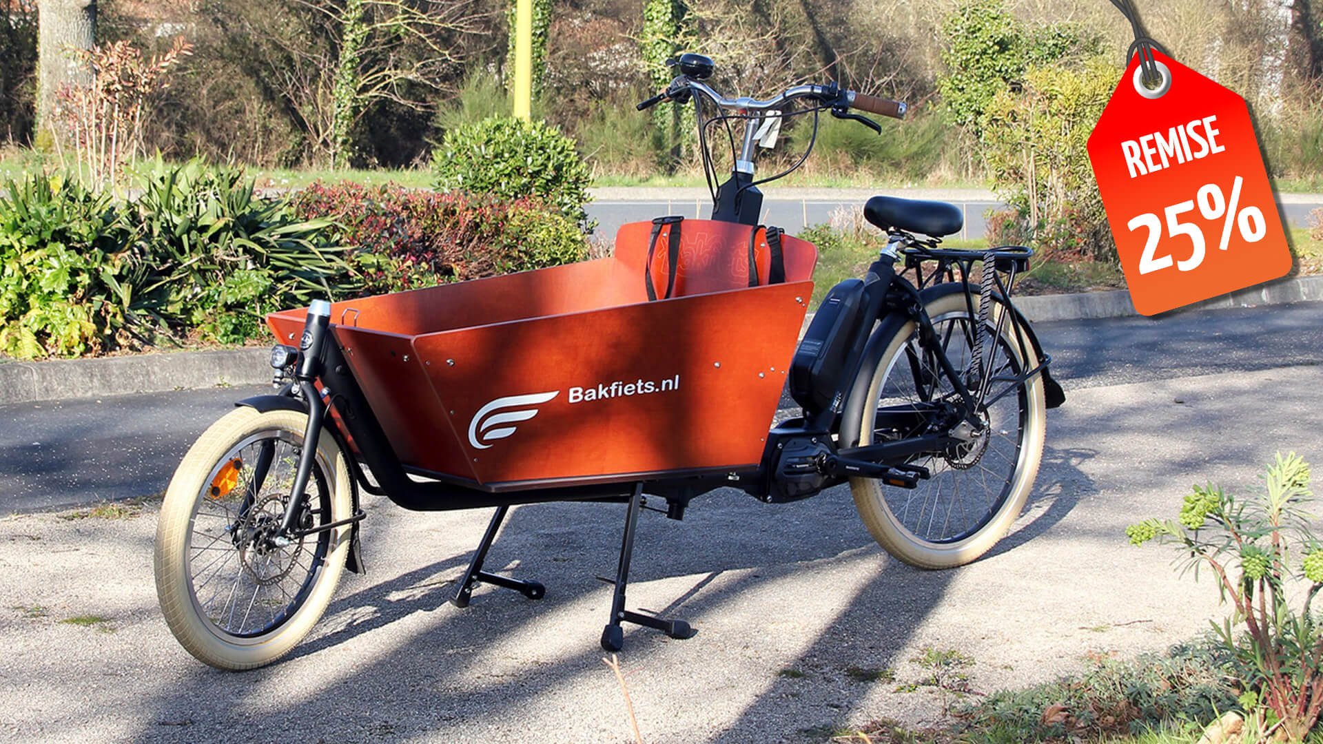 Biporteur Bakfiets Confort - Personnalisé, disponible dès à présent ! 