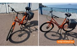 Couleur de cadre orange métallique mat 