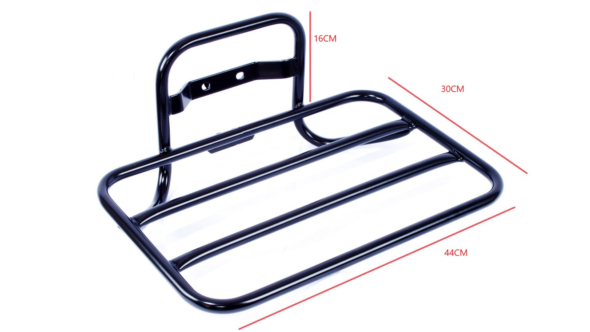 Les dimensions du porte-bagage Steco