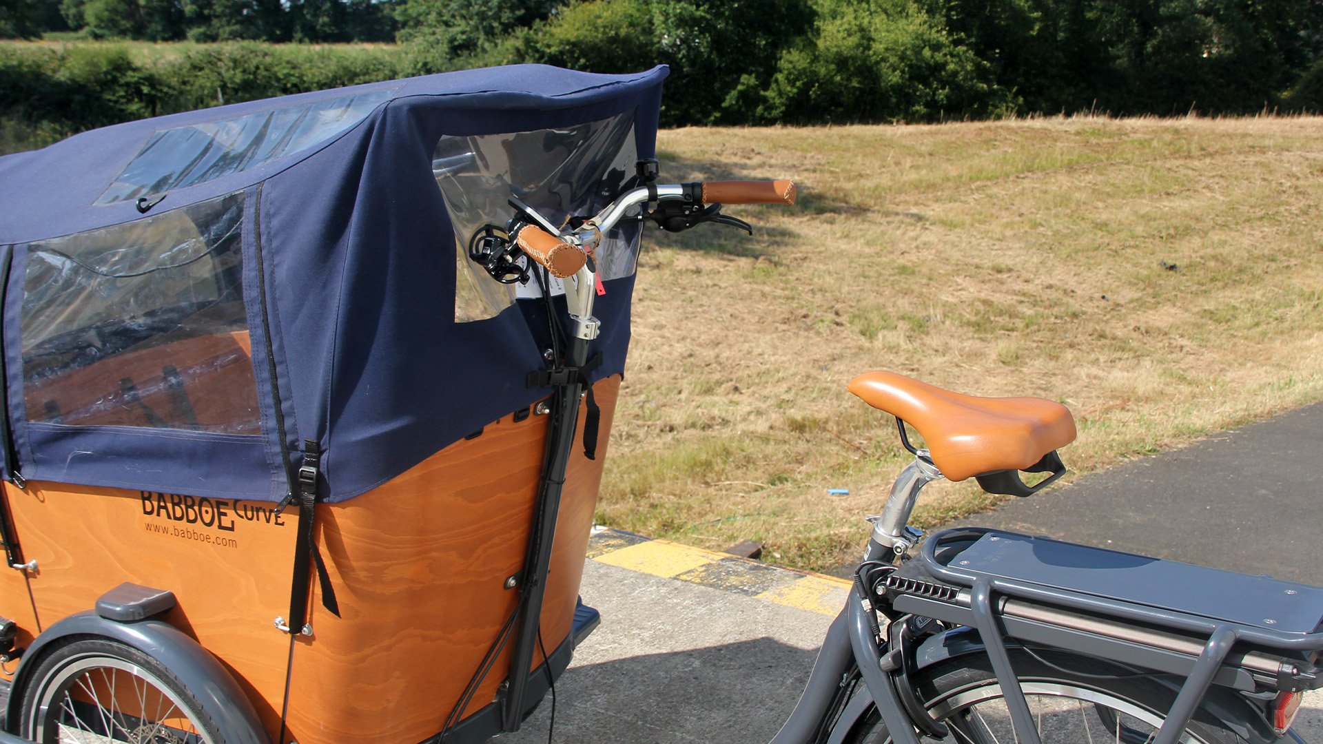 Babboe Curve avec protection pluie