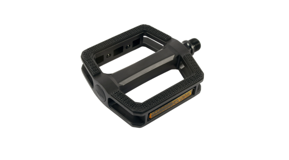 pédales SP-180 anti derap. boîtier alu noir mat