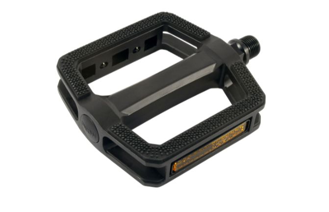 pédales SP-180 anti derap. boîtier alu noir mat