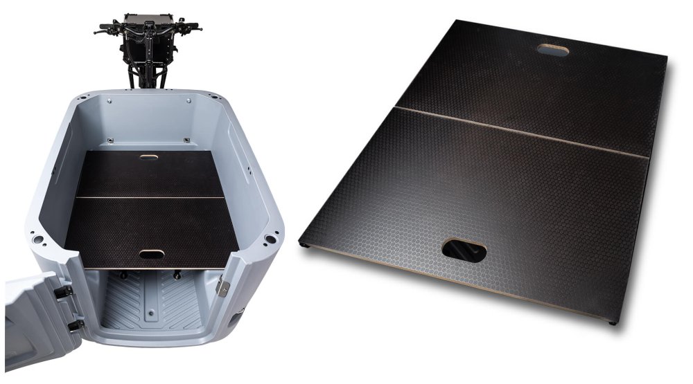 Plancher intermédiaire pour triporteur Ouca Transport