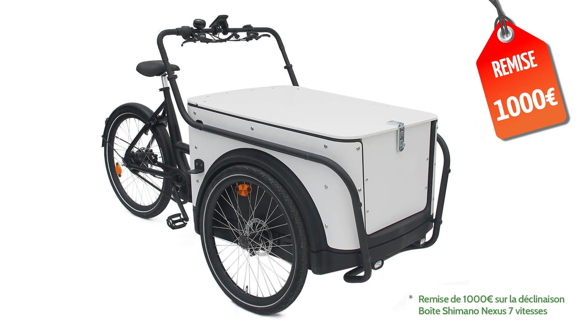 1000€ de remise sur le Urban Rider Pro avec la Boite Shimano Nexus 7 vitesses