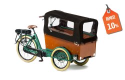 Remise de 10% sur ce modèle personnalisé du triporteur électrique Bakfiets