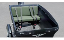 Le banc 2 places couleur vert olive (en option)