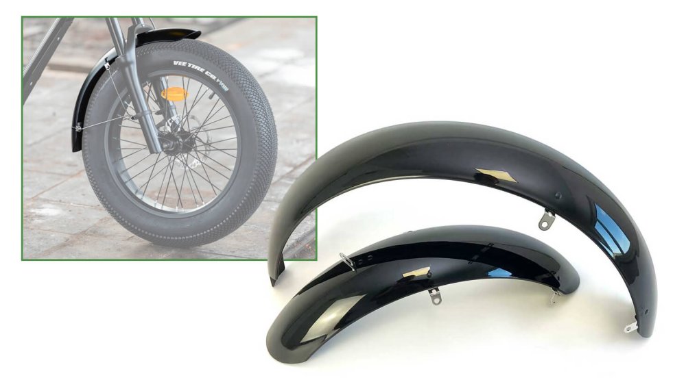 Garde-boue avant et arrière pour fatbike R de Bikle